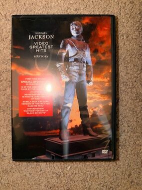 Michael Jackson: Video Greatest Hits DVD - Black & Orange Cover